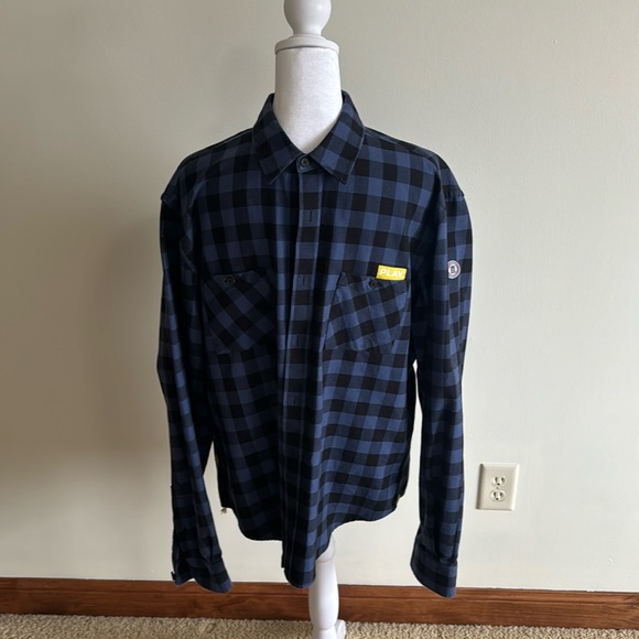 Serge Blanco men’s cotton button down - Picture 1 of 8